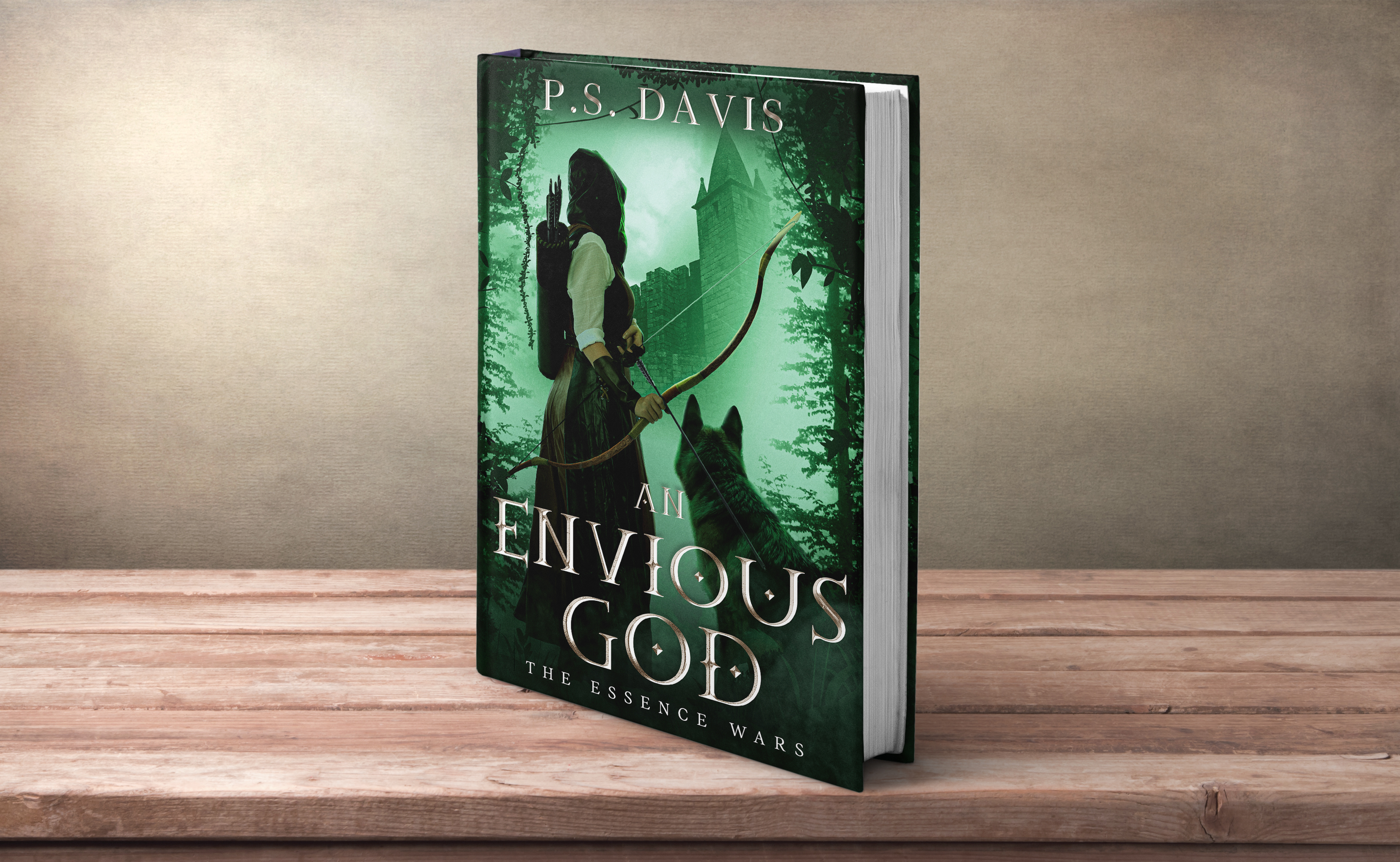 Paperback mockup of An Envious God from The Essence Wars